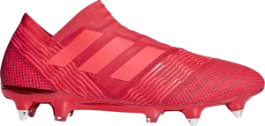 Adidas Nemeziz 17  SG 'Real Coral' boots, red