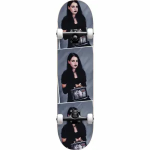 Darkstar Goth Girl 7.87" Black Skateboard