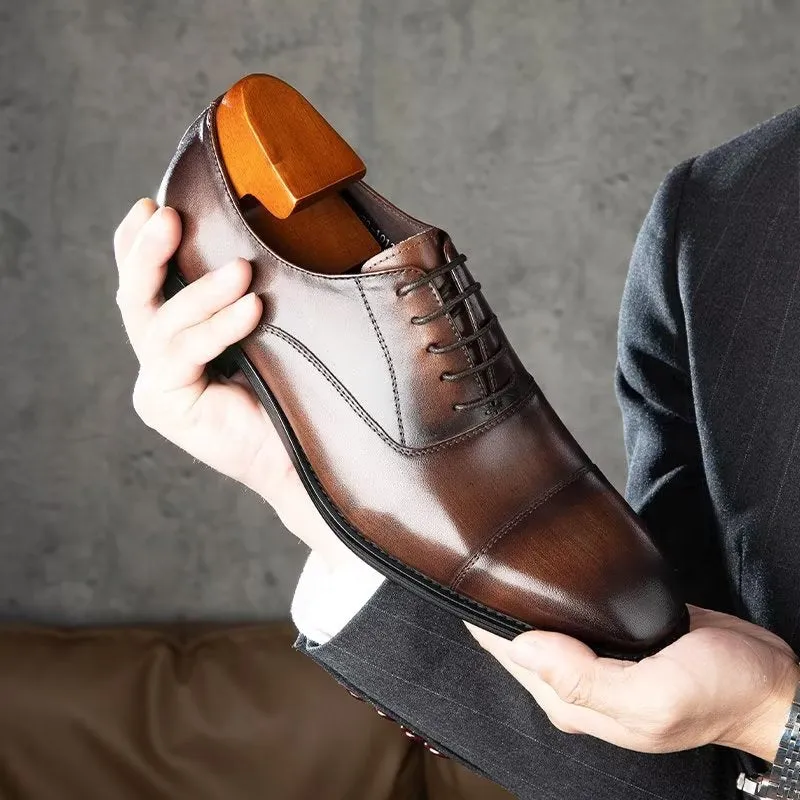 Luxury Smooth Pattern Oxford Dress Shoes