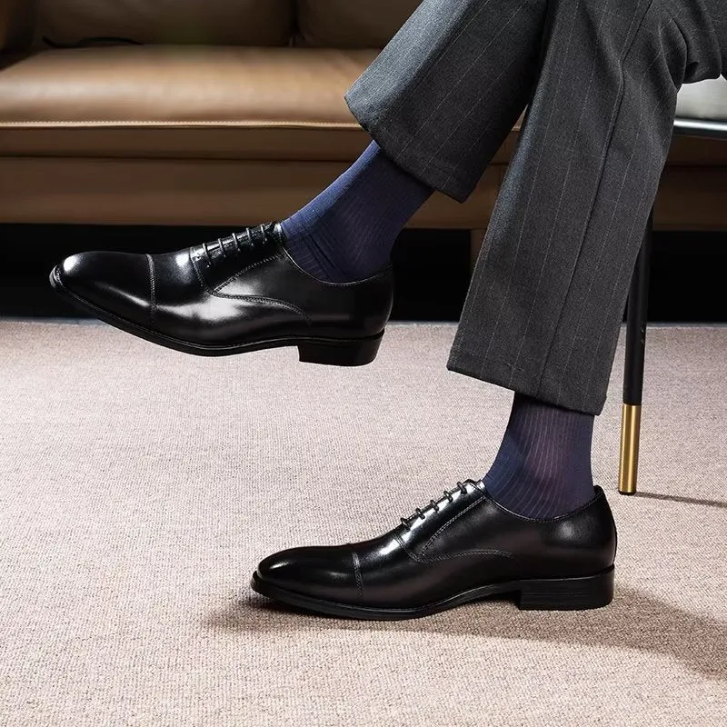 Luxury Smooth Pattern Oxford Dress Shoes