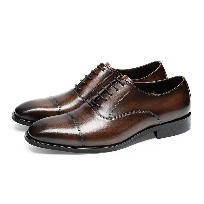 Luxury Smooth Pattern Oxford Dress Shoes