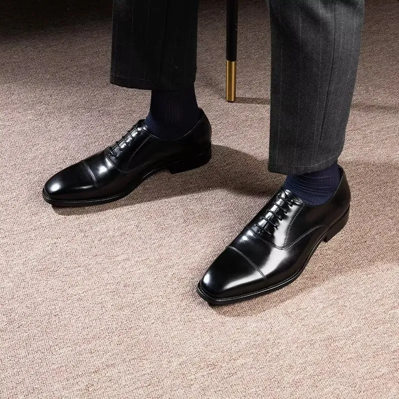 Luxury Smooth Pattern Oxford Dress Shoes