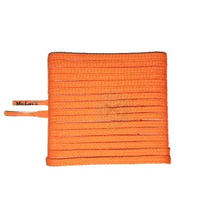 Mr Lacy Goalies Slim - Bright Orange Football Shoelaces