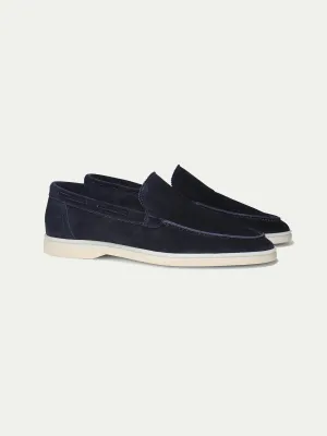 Navy Yacht Loafers