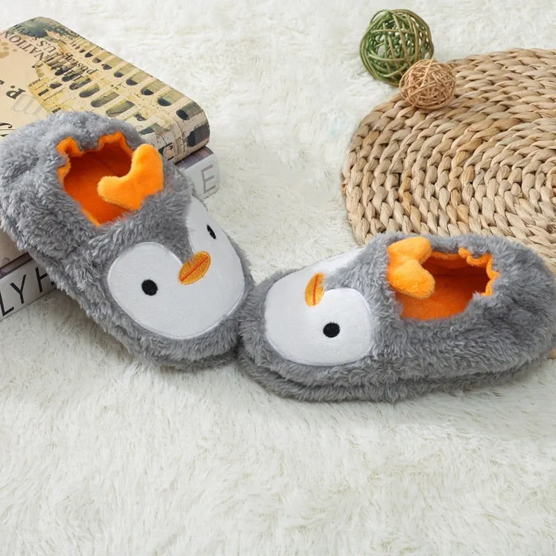 Plush Slippers for Boys and Girls