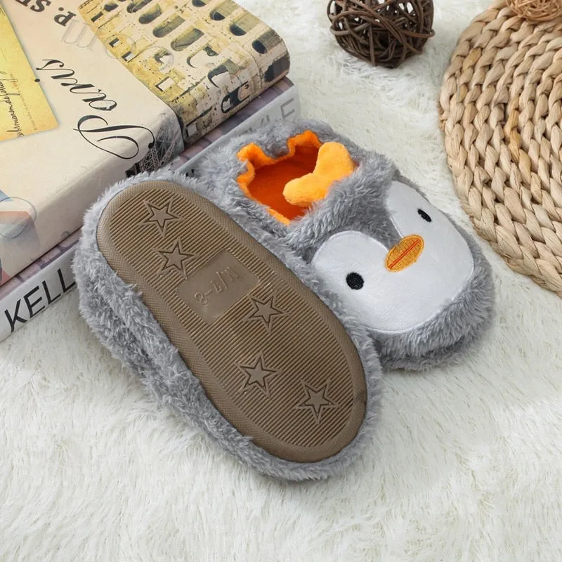 Plush Slippers for Boys and Girls