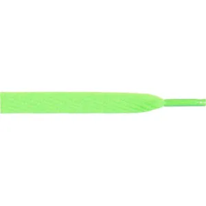 Skateboard Flat 1/2" - Neon Green (12 Pair Pack) Shoelaces