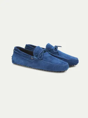 Ultramarine Suede Driving Shoes