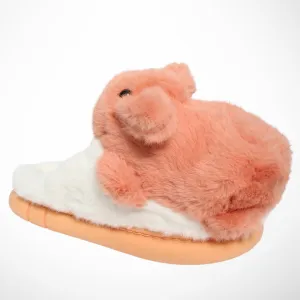 Women Furry Slipper Bunny (Orange)