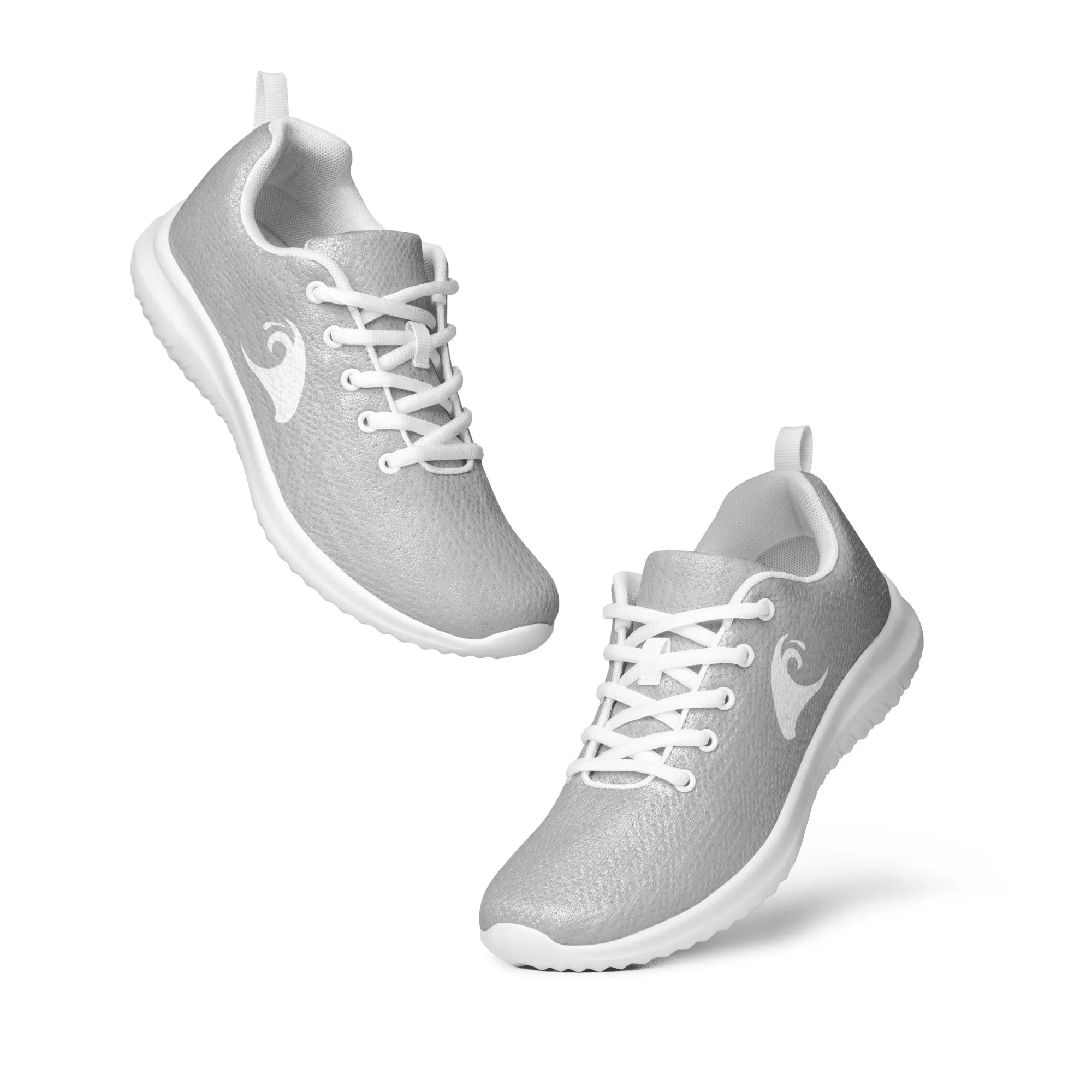 Women’s Light Gray Athleisure Shoes with Extremely Stoked Epic Wave Logo