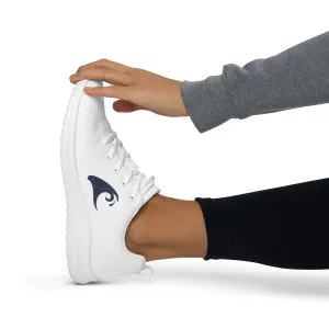 Women’s White Athleisure Shoes with Extremely Stoked Epic Wave Logo